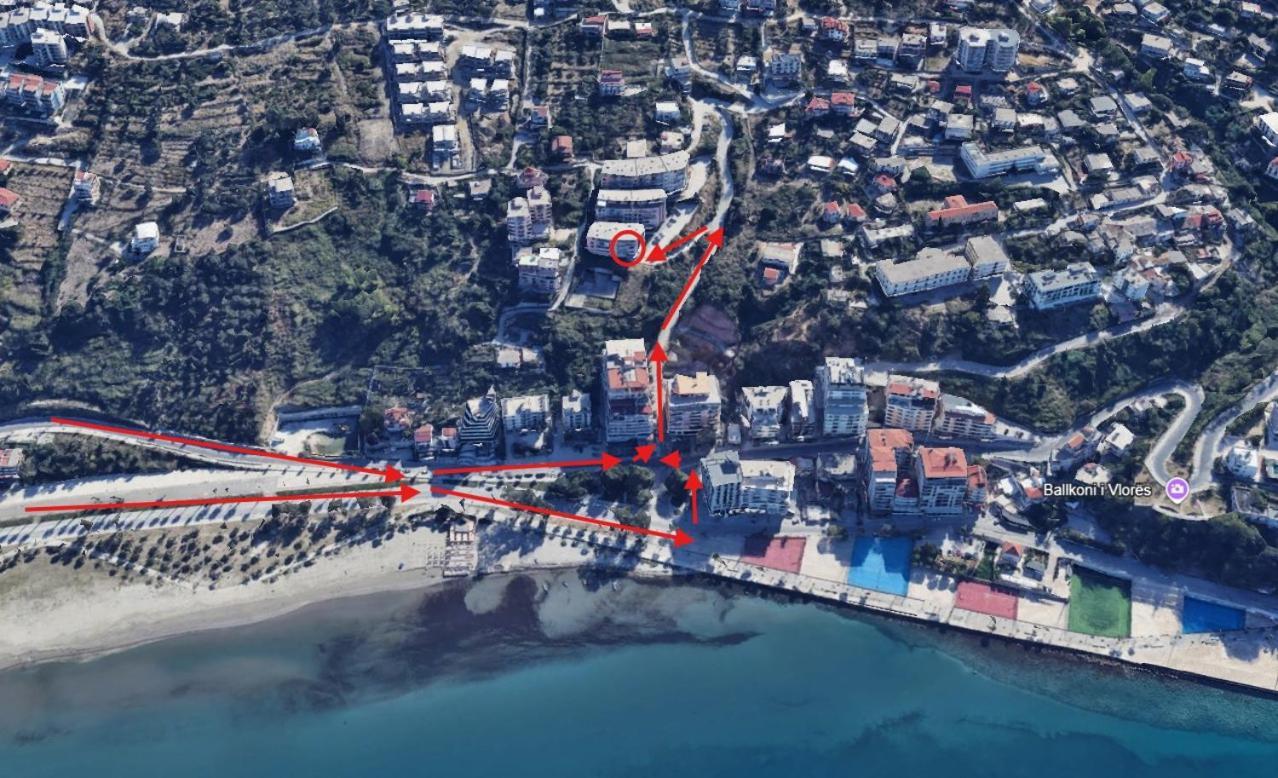 Sea View Apartment Vlora Kültér fotó